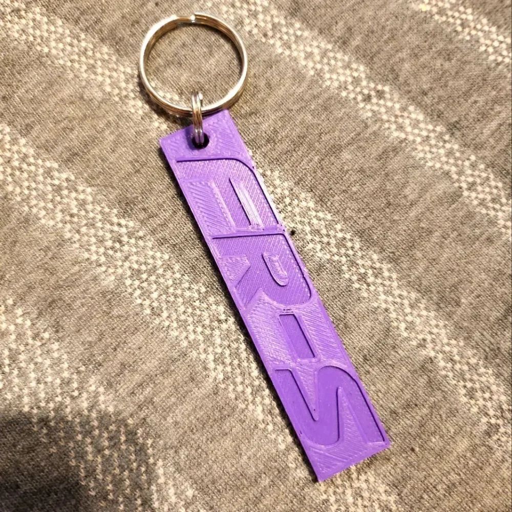Matte Purple FRS Keychain
